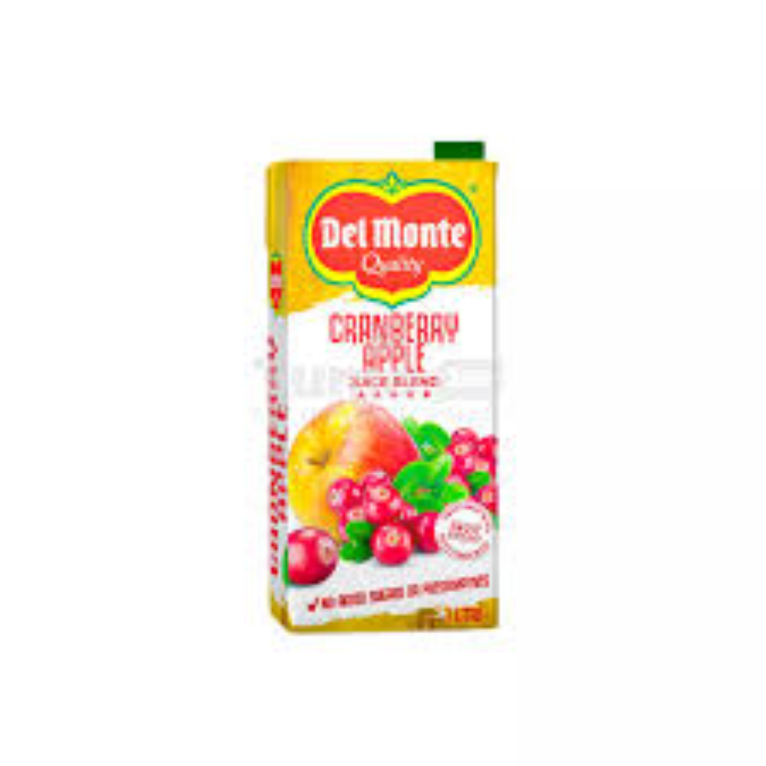 DELMONTE CRANBERRY APPLE JUICE BLEND 1LT